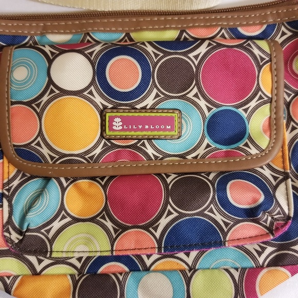 Lily Bloom Crossbody Handbag Purse - Picture 2 of 8